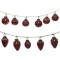 Kaemingk International GLASS BAUBLE GARLAND RED 640275